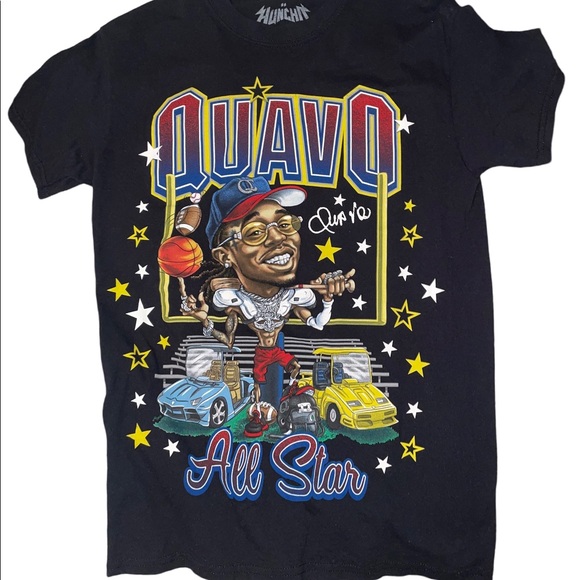 Urban Outfitters Quavo All Star Graphic Tee - Picture 1 of 4
